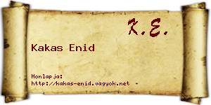 Kakas Enid névjegykártya